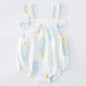 Newborn Baby Romper Straps Bodysuit Jumpsuit 100% Cotton Infant Climbing Outfit Summer Princess Costume Children Clothing A813