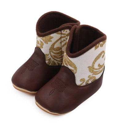 Baby Boots Made Of Soft PU and High-quality Cotton 2026 New Autumn and Winter Short Boots With Rubber Soles and Anti Slip Baby