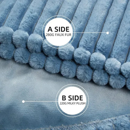 Heated Blanket Electric Throw 50''X60''-Soft Silky Plush Electric Blanket with 4 Heating Level & 3 Hour Auto Off Heating Blanket