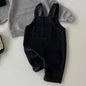 2025 New Spring Korean Style Baby Girls Boys Overalls Corduroy Print Newborn Baby Jumpsuit Outfits Infant Baby Girls Boys Pants