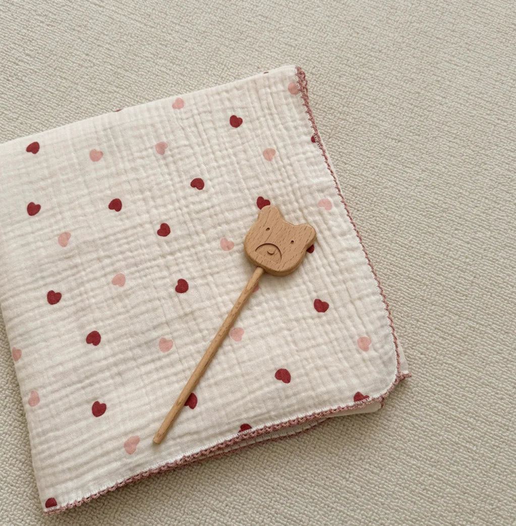 Newborn Baby Blanket For Boys Girls Baby Swaddle Wrap Floral Infant Receiving Blanket Bedding Crib Quilt Baby Stuff 100cm