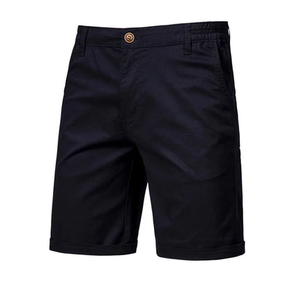 2026 Men Shorts Summer Cotton Middle Waist Male  Casual Business Men Shorts Printed Beach Stretch Chino Classic Fit Short Homme