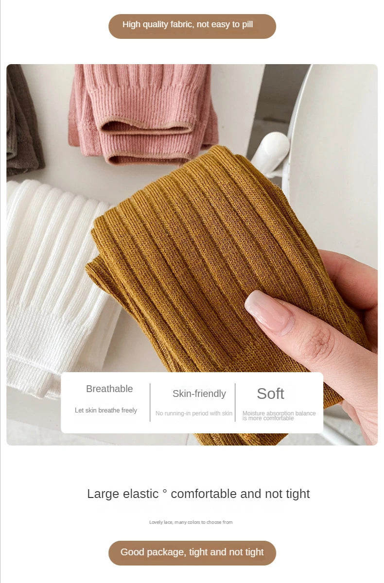 Spring Autumn Baby Pants Newborn Girls Leggings Soild Color Cotton Ribbed Pants Kids Children Leggings 0-6 Years for Girls Boys