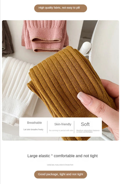 Spring Autumn Baby Pants Newborn Girls Leggings Soild Color Cotton Ribbed Pants Kids Children Leggings 0-6 Years for Girls Boys