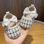 Cute Baby Girls Shoes Princess Infant Mary Jane Flats ﻿Crib Shoes Dress Shoes Non-Slip Pre walkers Shoes for Infants