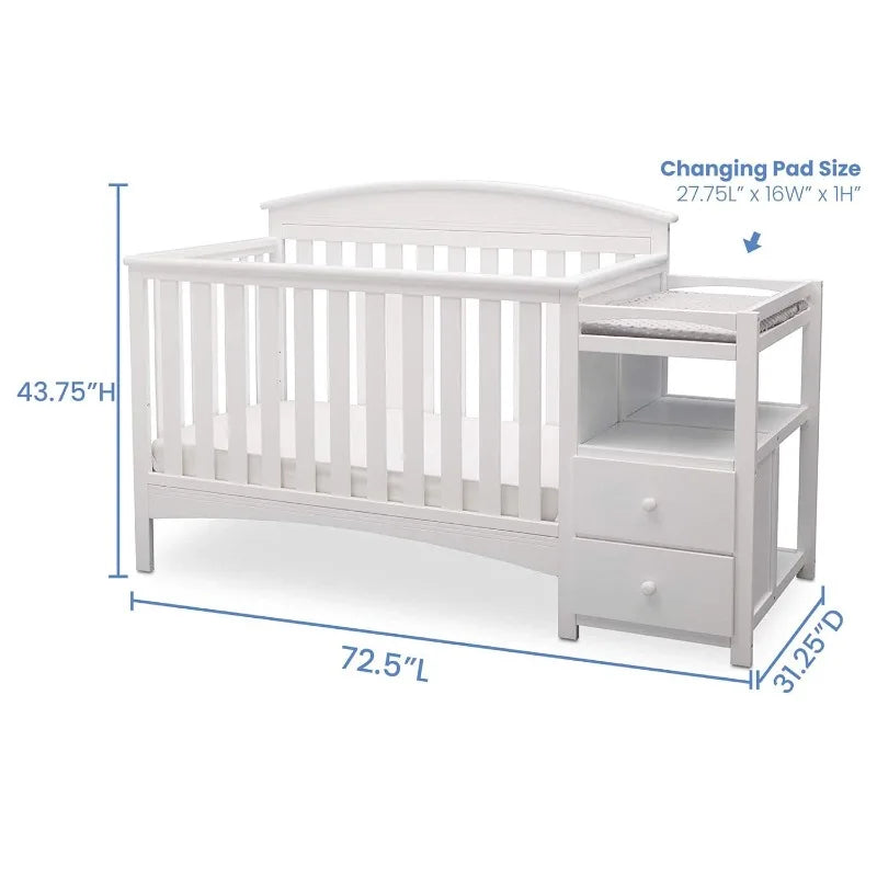 Convertible Crib and Changer