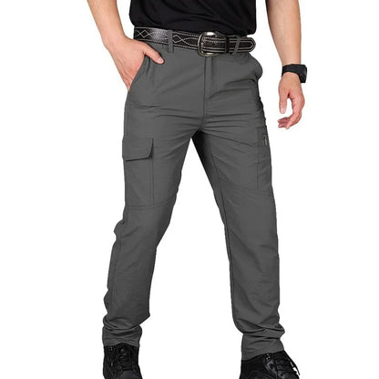 Men City Pants Cargo Trousers Multi-pocket Waterproof Wear-resistant Casual Training Overalls Clothing