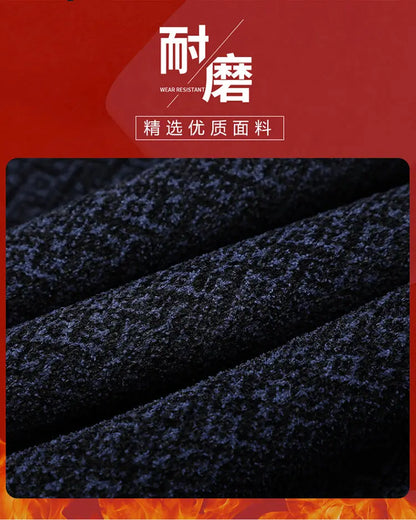 High Quality Winter Woolen Jacket for Men Versatile Brand Casual Business Cotton Trench Coat Add Velvet Keep Warm Overcoat Tops