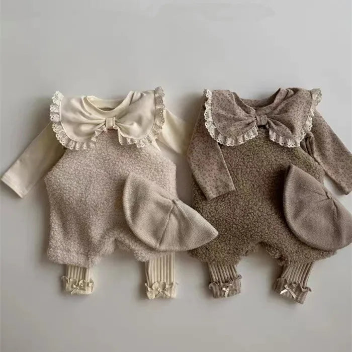 2025 Autumn New Baby Girl Ribbed Leggings Solid Tights For Infant Girl Cotton Casual Pants Toddler Versatile Slim Fit Trousers