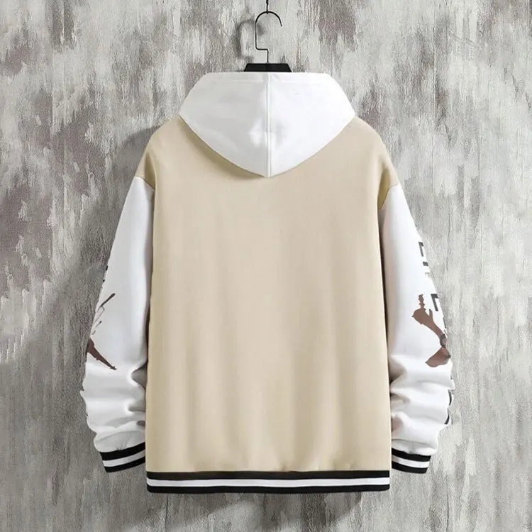 2026 New Jacket Coat Letter Printed  Wear Men Baseball Jacket Casual Long Sleeve Stand Jackets Men's Coats Sweatshirts Outerwear