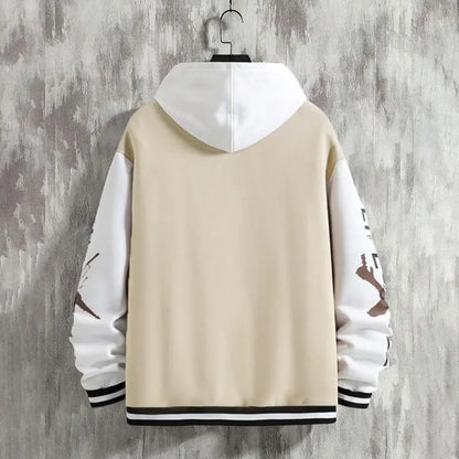 2026 New Jacket Coat Letter Printed  Wear Men Baseball Jacket Casual Long Sleeve Stand Jackets Men's Coats Sweatshirts Outerwear