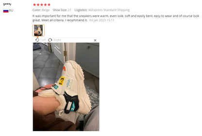 Autumn Winter Girl Children Sport Shoes Breathable Plush Warm Boys Sneakers Boots Soft Light WIth Fur Outdoor Kids Running Shoes