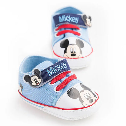 Disney 0-18M Baby Mickey Mouse  First Walkers Girl Newborn Baby Shoes Boy Fashion cartoon Mickey Shoes