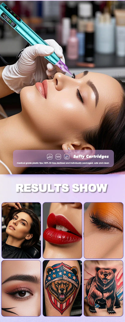 Ybeauty wireless battery embroidery machine set, integrated contact lens and eyebrow tattooing machine, cross-border source