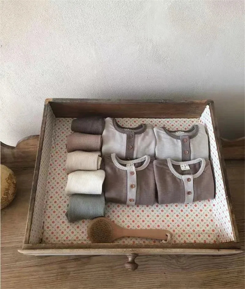 New Baby Cotton Ribbed Leggings Solid Cotton Infant Stretch Pants Soft Comfortable Toddler Pants Kids Boys Girls Trousers