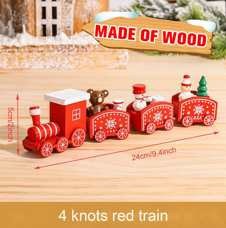 Christmas Train Merry Christmas Decorations For Home 2025 Christmas Ornament Xmas Navidad Noel Gifts Happy New Year 2026 Gifts