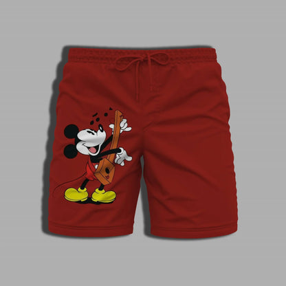 Printing Swim Shorts Men Summer Disney Gym Pants Whole Swimsuit Mickey Bathing Suit Man Men's Clothing Beach Minnie Mouse Male