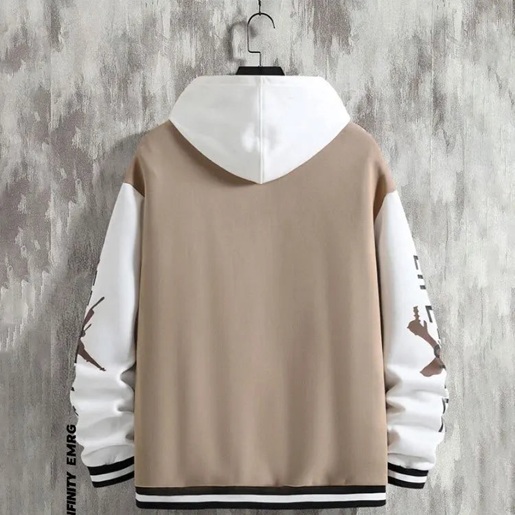2026 New Jacket Coat Letter Printed  Wear Men Baseball Jacket Casual Long Sleeve Stand Jackets Men's Coats Sweatshirts Outerwear
