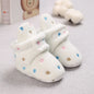 2025 Baby Autumn Winter Boots Baby Girl Boys Winter Warm Shoes Solid Fashion Toddler Fuzzy Balls First Walkers Kid Shoes 0-18M