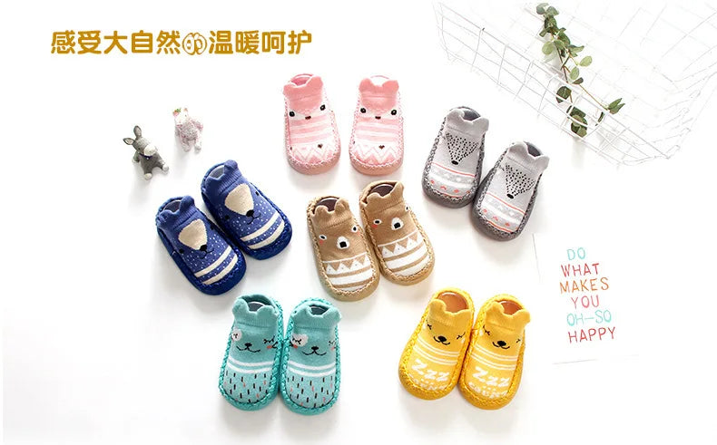 Baby newborn shoes 0-6-12 months boy and girl 0-1 years old soft soled pre-toddler cotton shoes