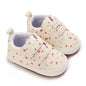 0-18M baby shoes for girls newborns and toddler casual and comfortable cotton soles non slip canvas shoes first generation