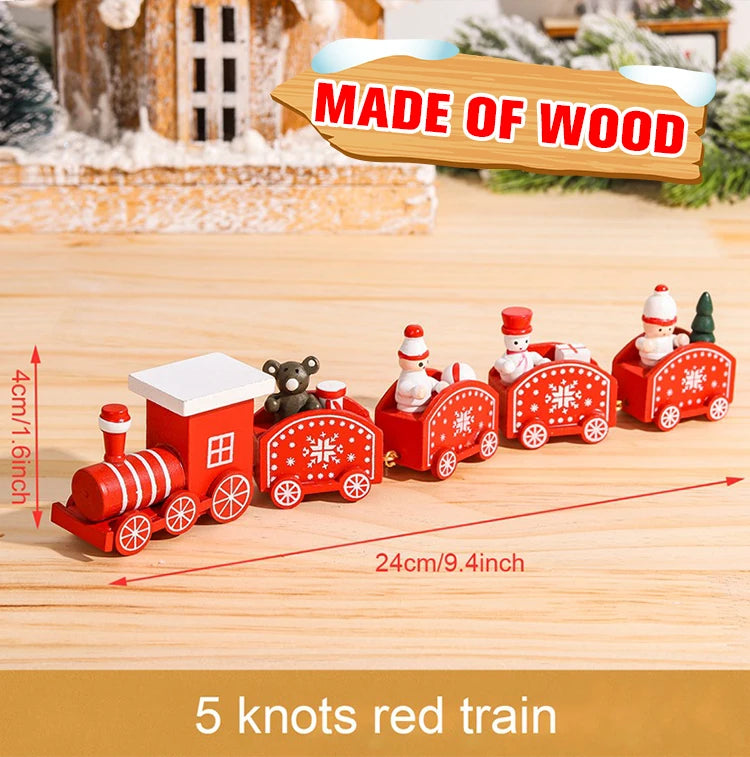 Christmas Train Merry Christmas Decorations For Home 2025 Christmas Ornament Xmas Navidad Noel Gifts Happy New Year 2026 Gifts