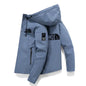 Spring and Autumn men's windproof zipper Jacket Casual quality hooded baseball jacket Outdoor blazer garment top