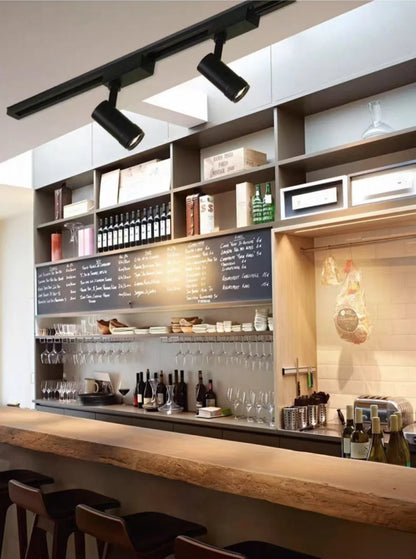 LED Focusing Exhibition Spotlight Shop Gallery Museum Adjustable Angle Wall Wash Light