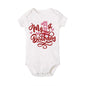 My 1st Birthday Print Baby Romper Infant Bodysuit Newborn Short Princess Sleeve Jumpsuit Baby Girl Birthday Party Outfit Clothes