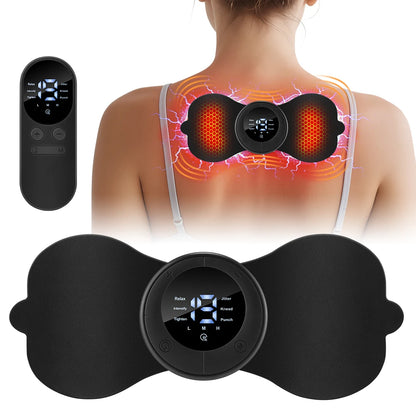 Smart Electric Neck Massager Set Cervical Patch 8 Modes 19 Levels Intensity Portable Home Use Massage Tools for Relieve Fatigue