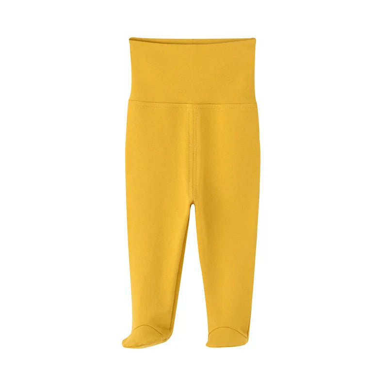 Baby Footed Pants 2025 Spring Autumn Newborn Baby Boy Girl Leggings High Waist Infant Toddler Trousers Kids Clothing