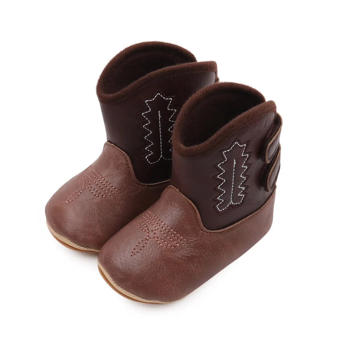 Baby Boots Made Of Soft PU and High-quality Cotton 2026 New Autumn and Winter Short Boots With Rubber Soles and Anti Slip Baby