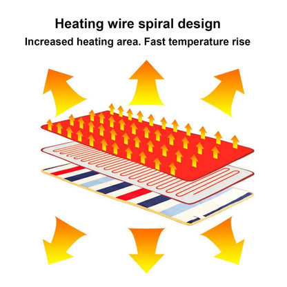 Heated Car Blanket Electric Waterproof Warming Throw With 3 Temperature Settings Electric Warming Blankets For Vehicle Interior