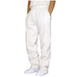 Black Plain Sweatpants Straight Leisure Workout Trousers Bottoms Baggy Men's Autumn Winter Trousers Sportswear Pantalone's