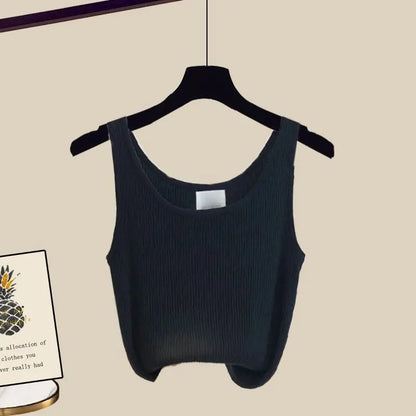 2025 Women Spring Summer New Striped Long Sleeve Shirt+ Vest+ Jeans 3-Piece Suit Korean Elegant Cardigan Denim Pants Matching Set