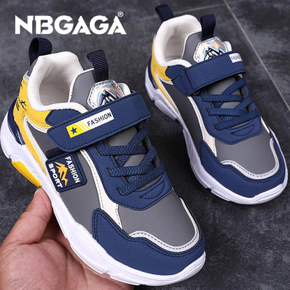 Children Sneaker Boys Shoes Leather Flat Kids Shoes for Girl Lightweight Sports Running Tennis Boy Sneaker Walking Outdoor