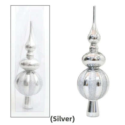 Christmas Tree Decorations, Shiny Christmas Tree Top Ornaments Xmas Tree Decoration For Festive Party Decor Anti-slip