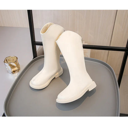 2025 NEW Girls Boots Fashion Cute Autumn Winter Casual Walking Shoes 4 To 12 Years Waterproof Comfortable Girl Ankle Boots