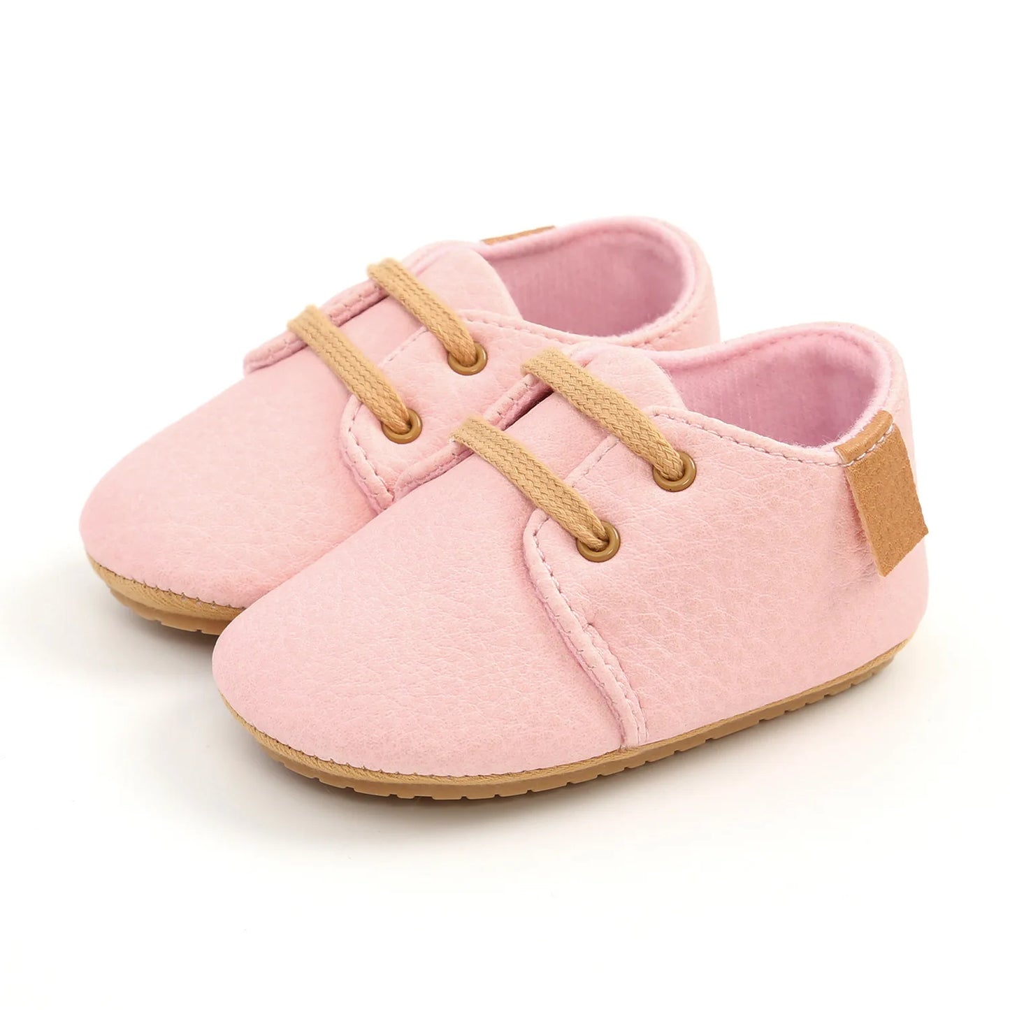 Meckior Baby Shoes Retro Leather Boy Girl Shoes Multicolor Toddler Rubber Sole Anti-slip First Walkers Infant Newborn shoes
