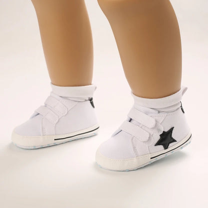 Hot Selling Baby Shoes Classic Soft Sole Shoes Newborn Casual Fashion Sports Shoes Infant Toddler  Solid Color Strips Crib Shoes