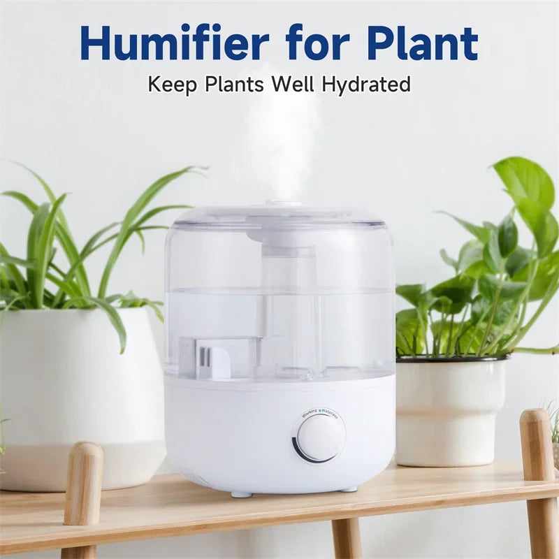 3L Mechanical Humidifiers Quiet Large Spray Mute Humidifier Sprayer Atomizer Wall Plug Essential Large Capacity Household 2025