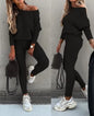 Women's Sports Suits 2025 Autumn Winter Latest Marketing Solid Thick Long Sleeved Zipper Sweatshirt Pants Set Two Piece Set
