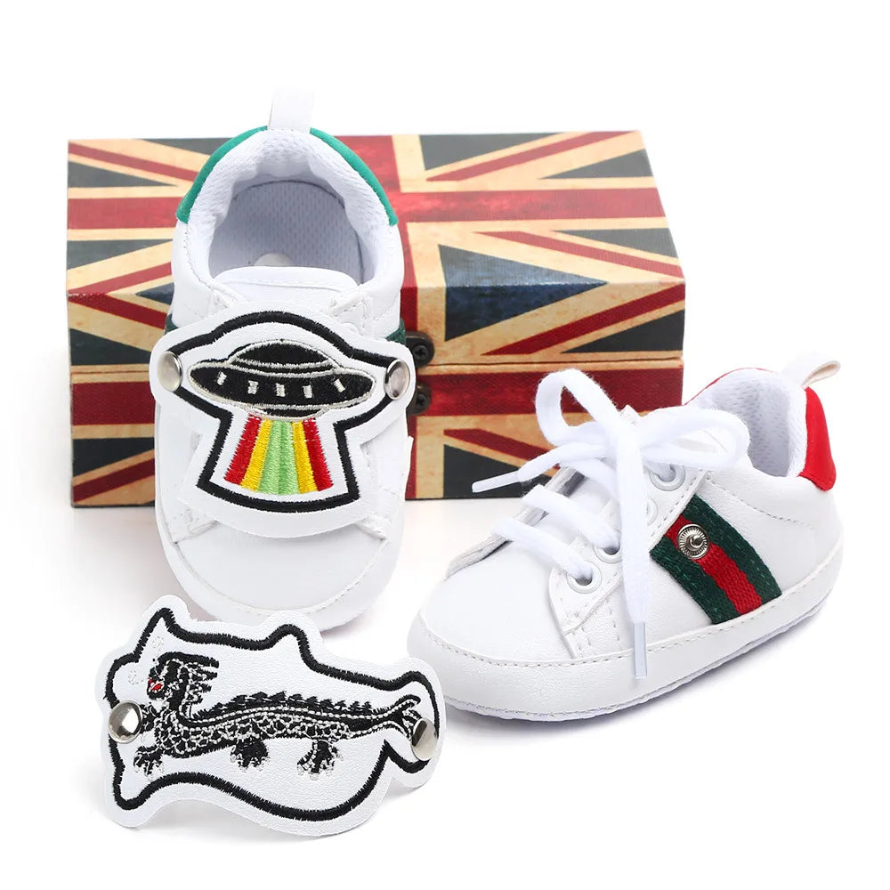 New Baby Shoes Fashion Soft Sole Boys' Shoes 0-12 Months Baby Walking Shoes 1-Year Old Baby Shoes  Kids Shoes Boys