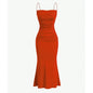Mia Muse All Seasons Women's Dresses Elegant Party Fitting Slim Spaghetti Strap Mermaid Hem Maxi Fashion Party Dresses