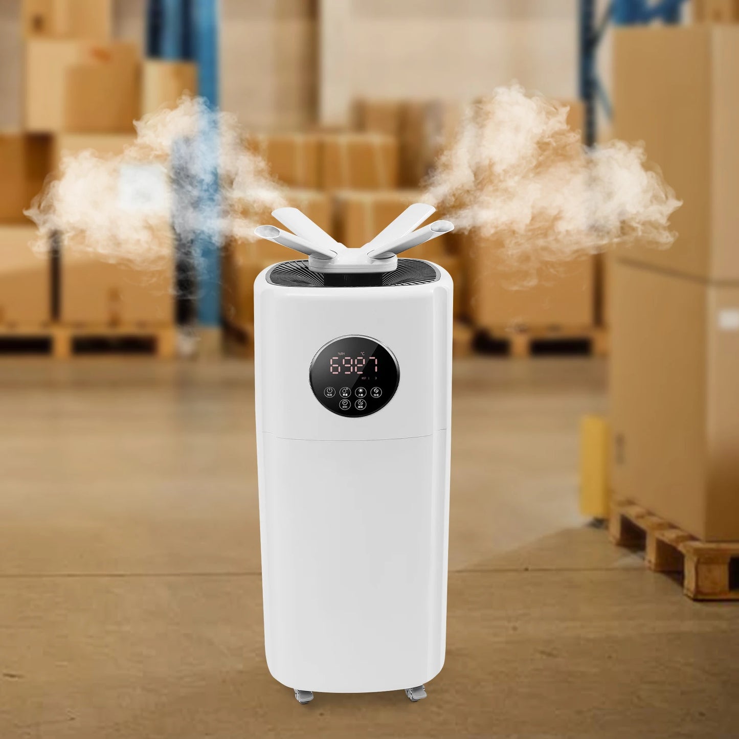 21L Large Capacity Air Humidifier Diffuser Commercial Smart Humidity Control Timing Remote Control Mist Maker Sprayer 110V-220V