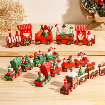 Christmas Train Merry Christmas Decorations For Home 2025 Christmas Ornament Xmas Navidad Noel Gifts Happy New Year 2026 Gifts