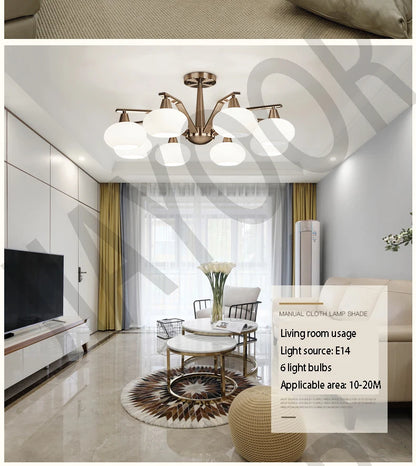 Modern Luster Led Chandelier Lighting Living Dining Room Décor Lights Bedroom Hanging Light Luminaire Home Decor Items Lamps