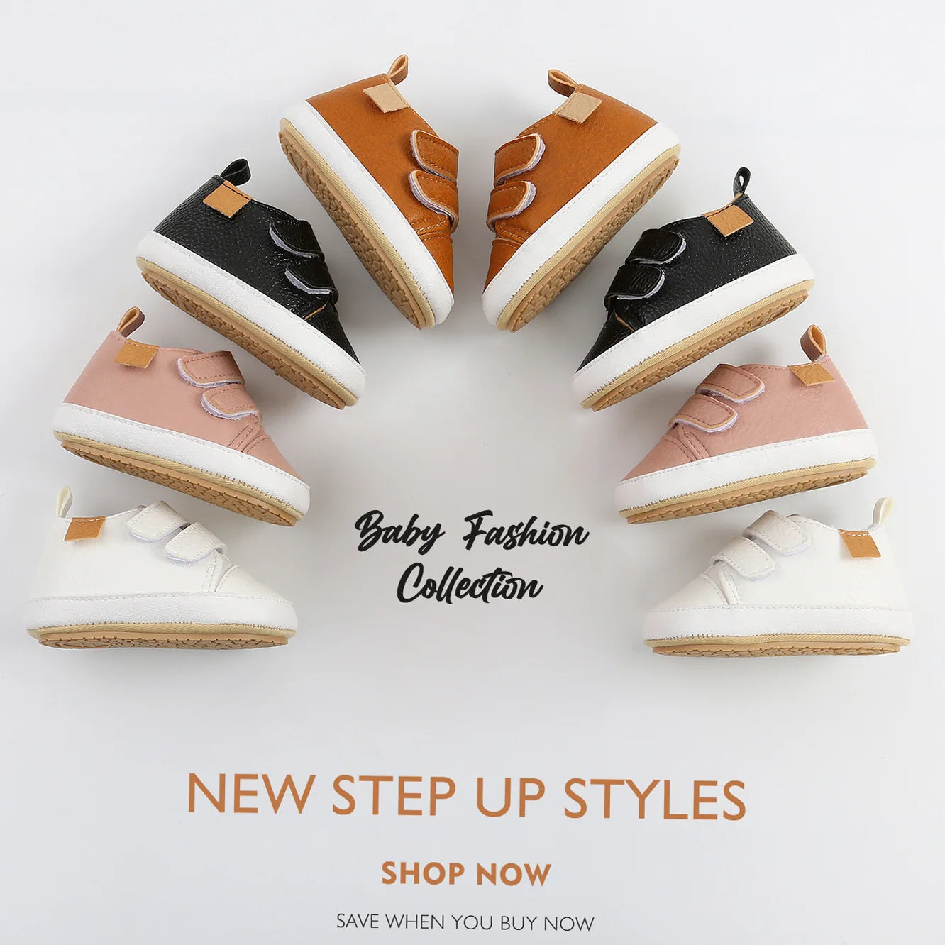 Meckior Baby Shoes Retro Leather Boy Girl Shoes Multicolor Toddler Rubber Sole Anti-slip First Walkers Infant Newborn shoes