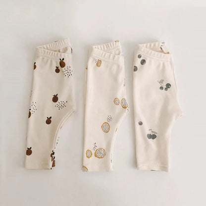 0-3T Newborn Kid Baby Boys Girls Clothes Print Cotton Pant Cute Sweet Bottoms Baby Trousers Lovely Home wear Leggings Outfit