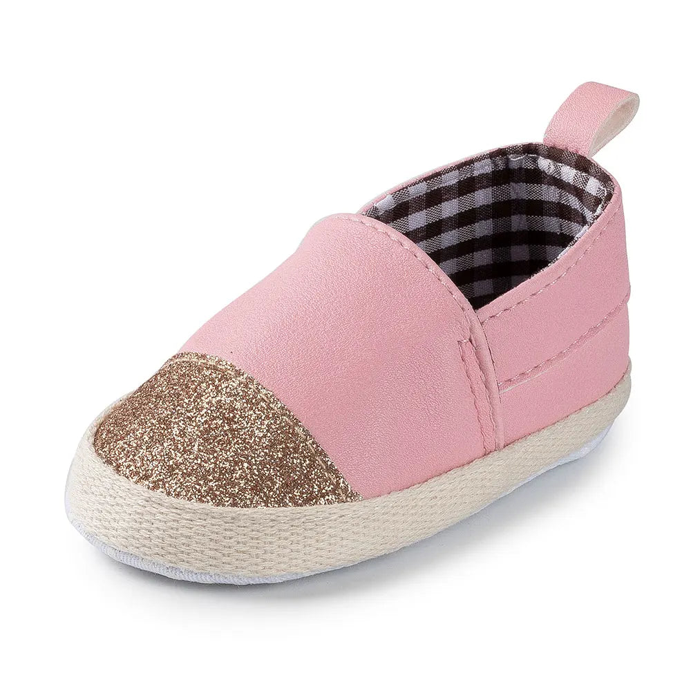 New Baby Shoes Girls Boys Casual Shoes Leather Cotton Non-slip Soft-sole Infant Toddler First Walkers 3-colors 0-18M